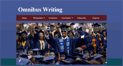 Desktop Screenshot of omnibuswriting.com