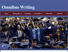 Tablet Screenshot of omnibuswriting.com